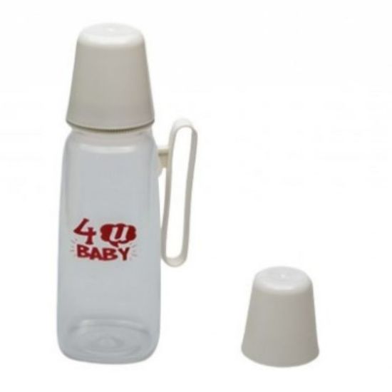 Picture of 4U BABY PLASTIC FEEDING BOTTLE, 210 ML, WITH HANDLE