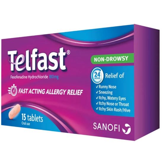 Picture of TELFAST 180 MG 15 TAB