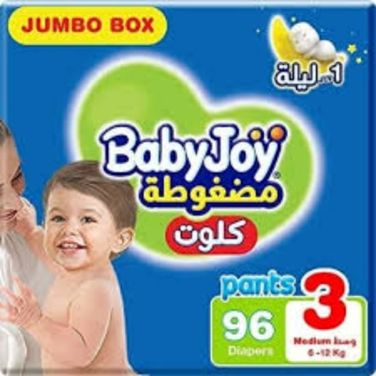Picture of BABY JOY PANTS SIZE (3) JUMBO BOX 96 PANTS
