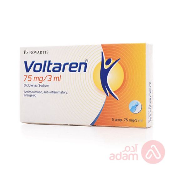 Picture of VOLTAREN 75 MG/3 ML 5 AMPOULS