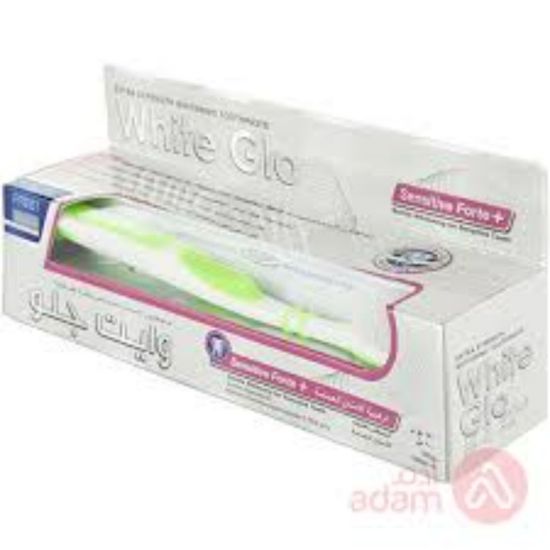 Picture of WHITE GLO SENSITIVE FORTE T.P 150 G 100 ML + T.B 0554