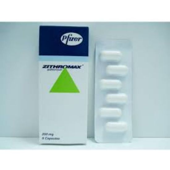 Picture of ZITHROMAX 250 MG 6 CAP