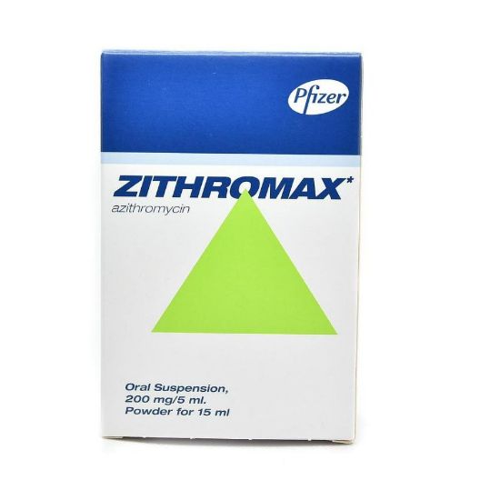 Picture of ZITHROMAX 200 MG SUSP 15 ML
