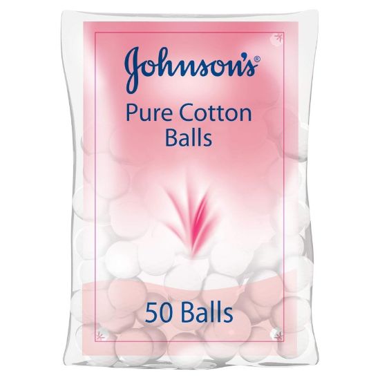 Picture of JOHNSON PURE COTTON BALLS 50 PCS 31436