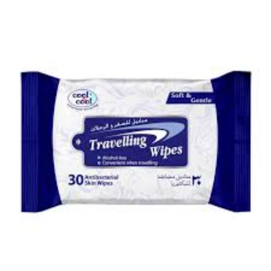 Picture of COOL AND COOL TRAVELLING WIPES 30'S