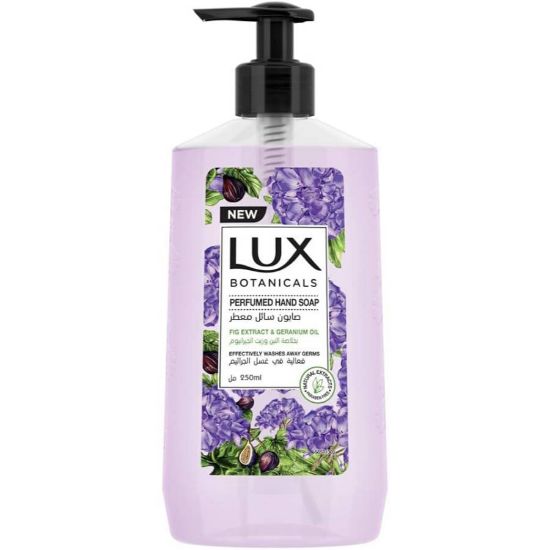 Picture of LUX HAND SOAP WITH FIG EXTRACT AND GERANIUM OIL, 250 ML