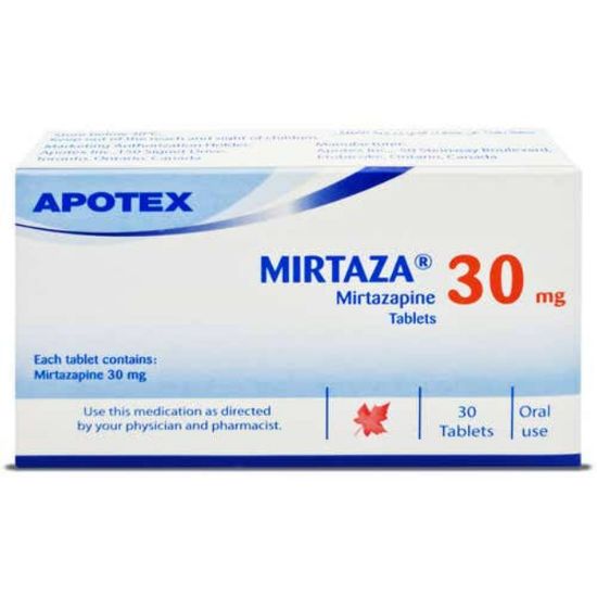 Picture of MIRTAZA   30  MG  #  30  TAB