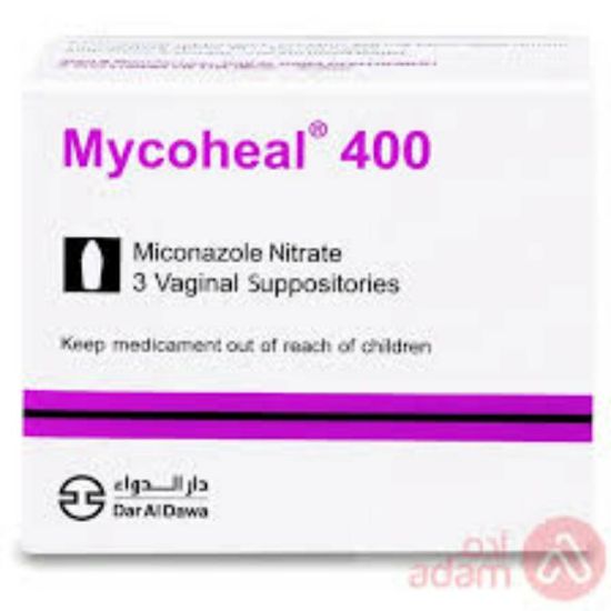 Picture of MYCOHEAL 400 MG 3 VAG SUPP