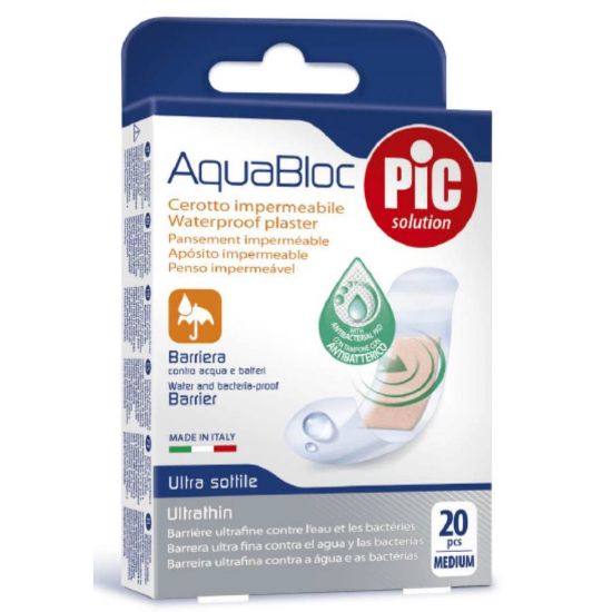 Picture of PIC AQUABLOC PLASTER ANTI BACTERIAL W/PROOF 10 CM X 10 CM PA