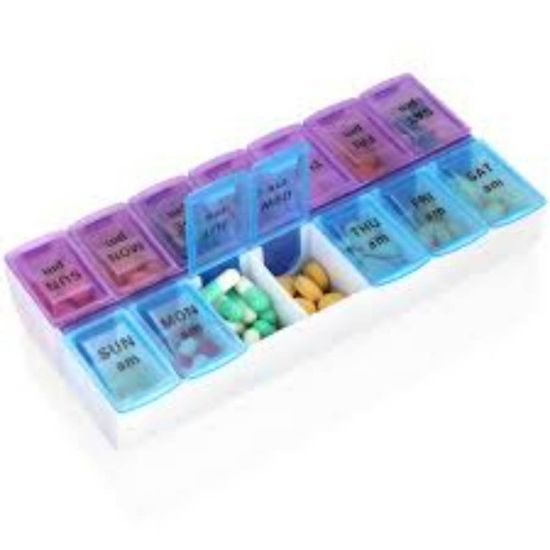 Picture of PILL BOX 7 DAYS NO. 2500 علبة الدواء الاسبوعية