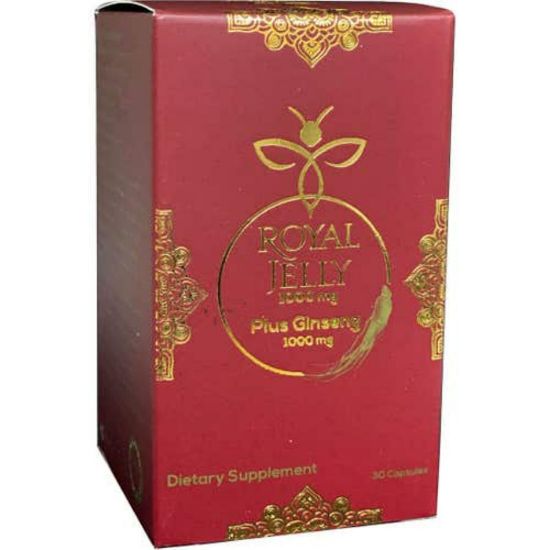 Picture of ROYAL JELLY 1000 MG PLUS GINSENG 1000 MG 30 CAPSULES