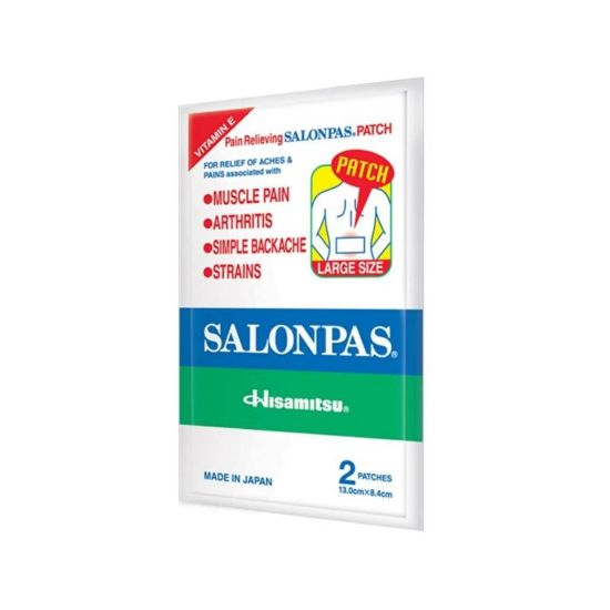 Picture of SALONPAS LARGE 2 PATCH 13.0 CM X 8.4 CM BOX 25