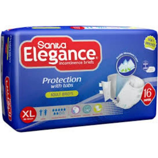 Picture of SANITA ELEGANCE ADULT XL 16 DIAPERS X 2 - 3129