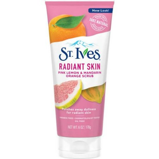 Picture of ST.IVES RADIANT SKIN PINK LEMON & MANDARIN ORANGE SCRUB170 G