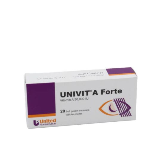 Picture of UNIVIT-A FORTE 5000IU CAP 20S WS