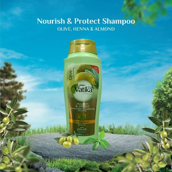 Picture of VATIKA SHAMPOO NOURISH PROTECT 600+100 ML 701982#