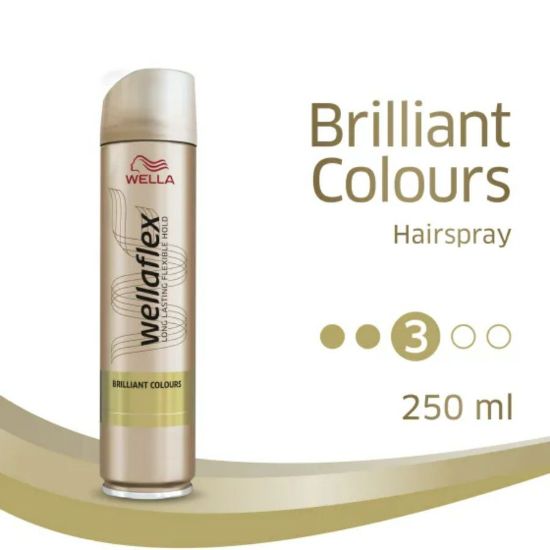 Picture of WELLAFLEX HAIR SPRAY COLORED STRONG 250 ML##
