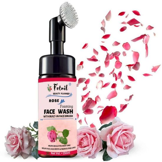 Picture of WOW SKIN SCIENCE HIMALAYAN ROSE FOAMING FACE WASH WITH BRUSH